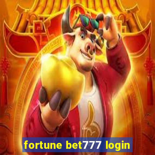 fortune bet777 login